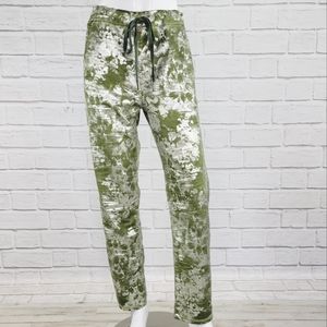 Alembika Floral Iconic Stretch Jean, Olive Size:5 US(14-16) NWT! SP5280